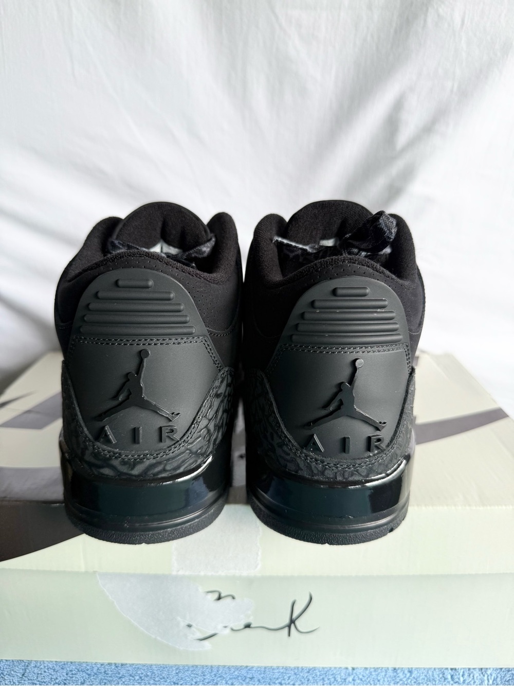 AUTHENTIC Jordan 3 Retro Black Cat size 10.5 CT8532-001 2025 VNDS - Picture 5 of 8